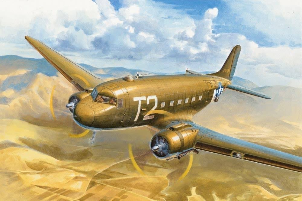 1/72 C-47D Skytrain Scale Model W9025