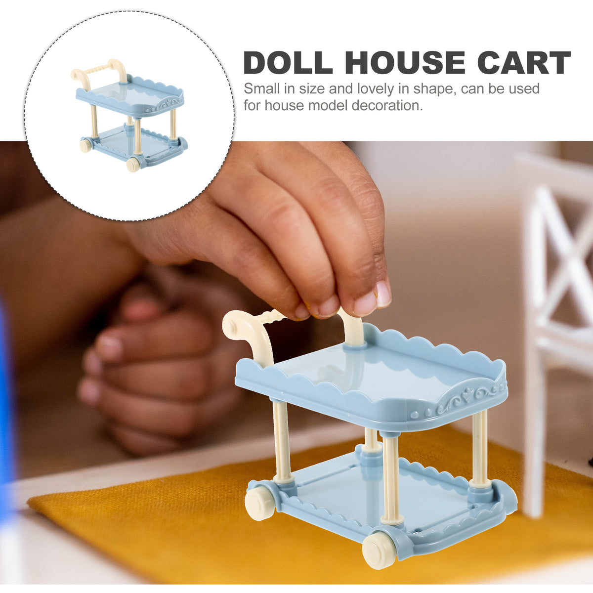 Miniature Kitchen Cart Dollies L40285