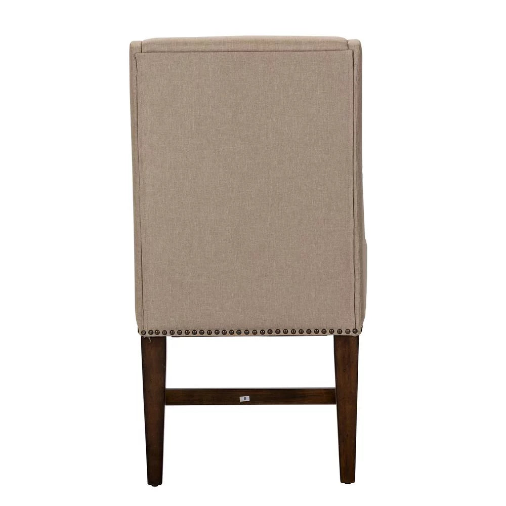 Set of 2 Medium Brown Dining Chairs L43124
