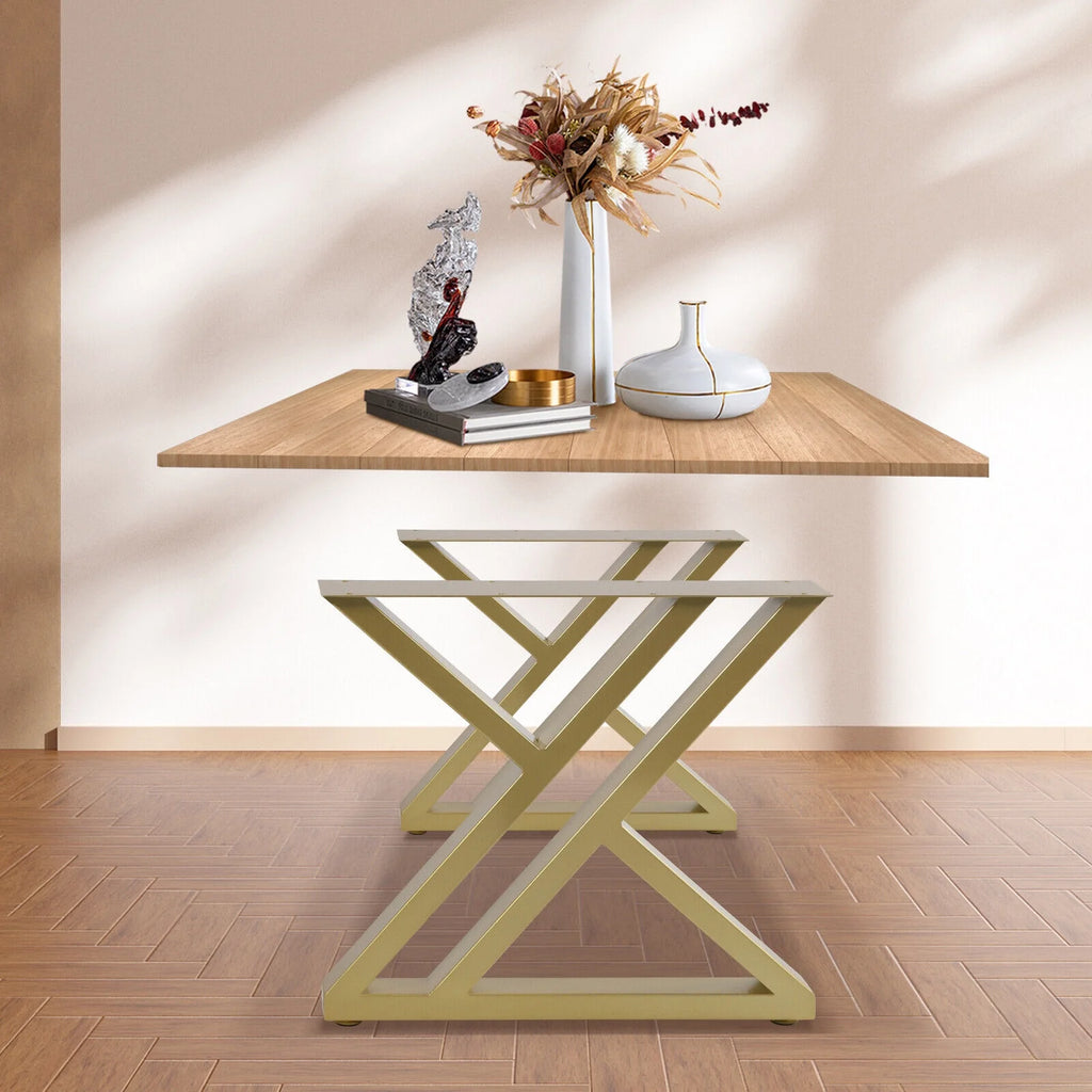 16" Metal Table Legs Gold Steel X58826