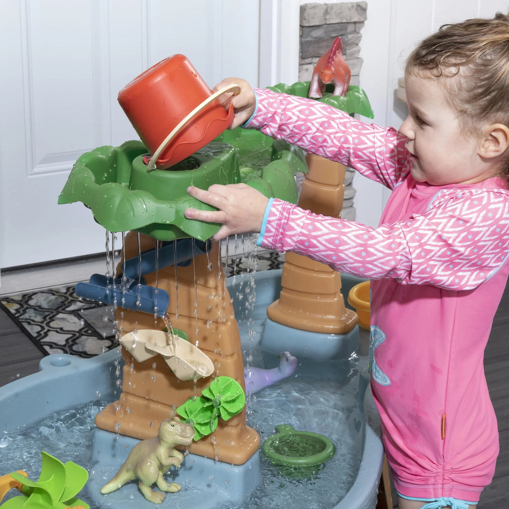 Gray Plastic Water Table with 13-piece Playset H64297