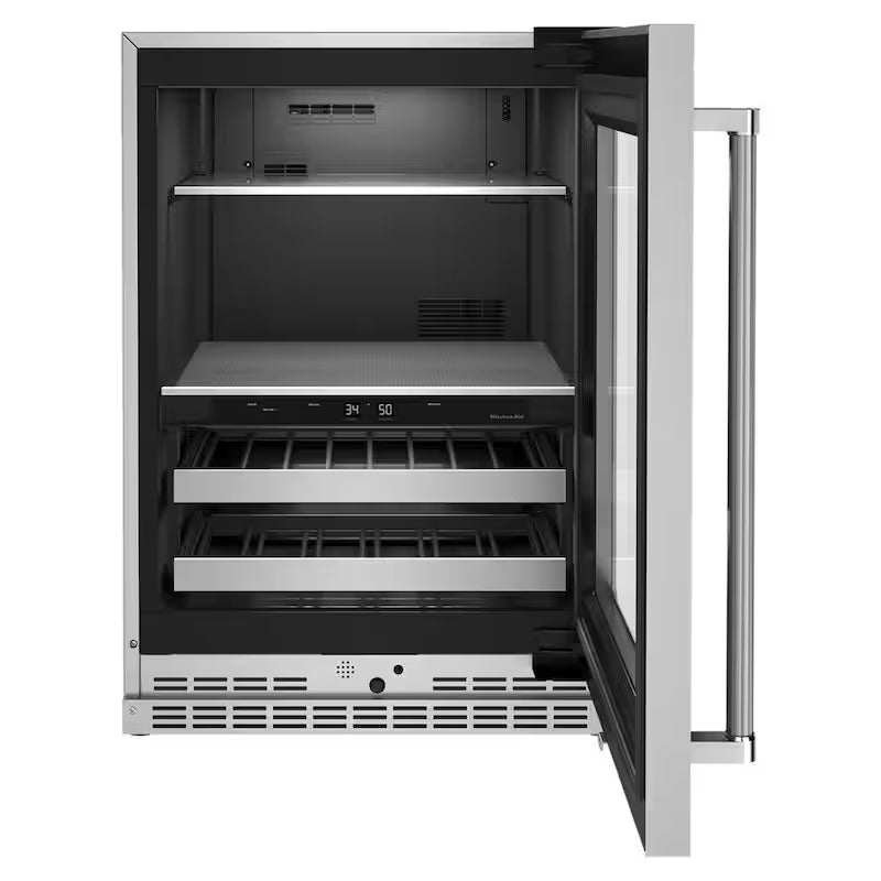 14-Bottle Wine and Beverage Cooler in Stainless Steel H73941