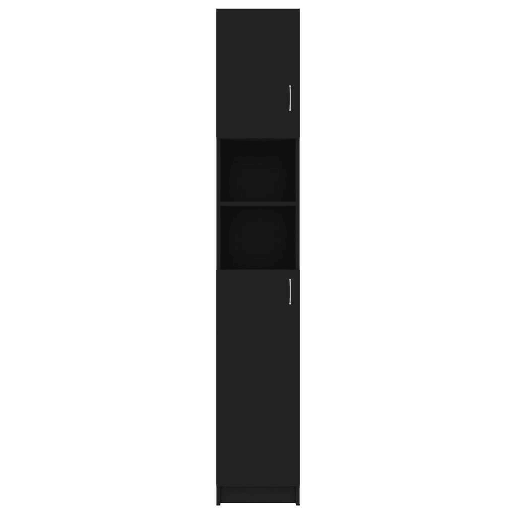 Black Chipboard Bathroom Cabinet O9732