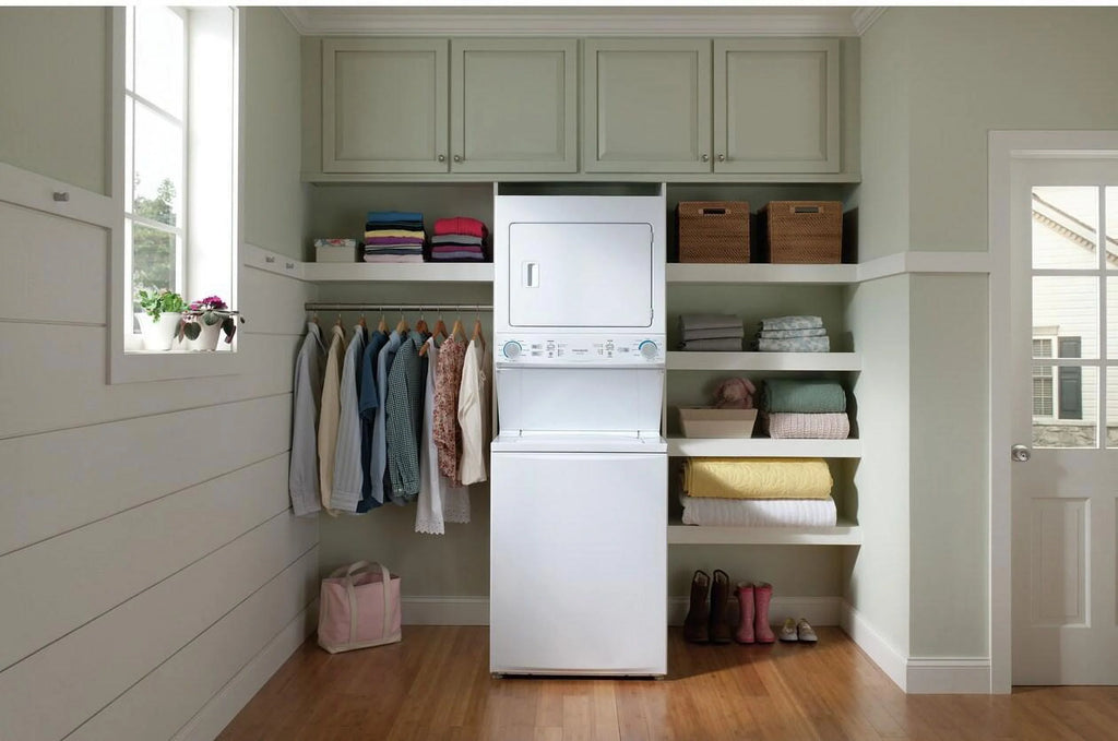 Electric Washer Dryer Laundry Center White T55867