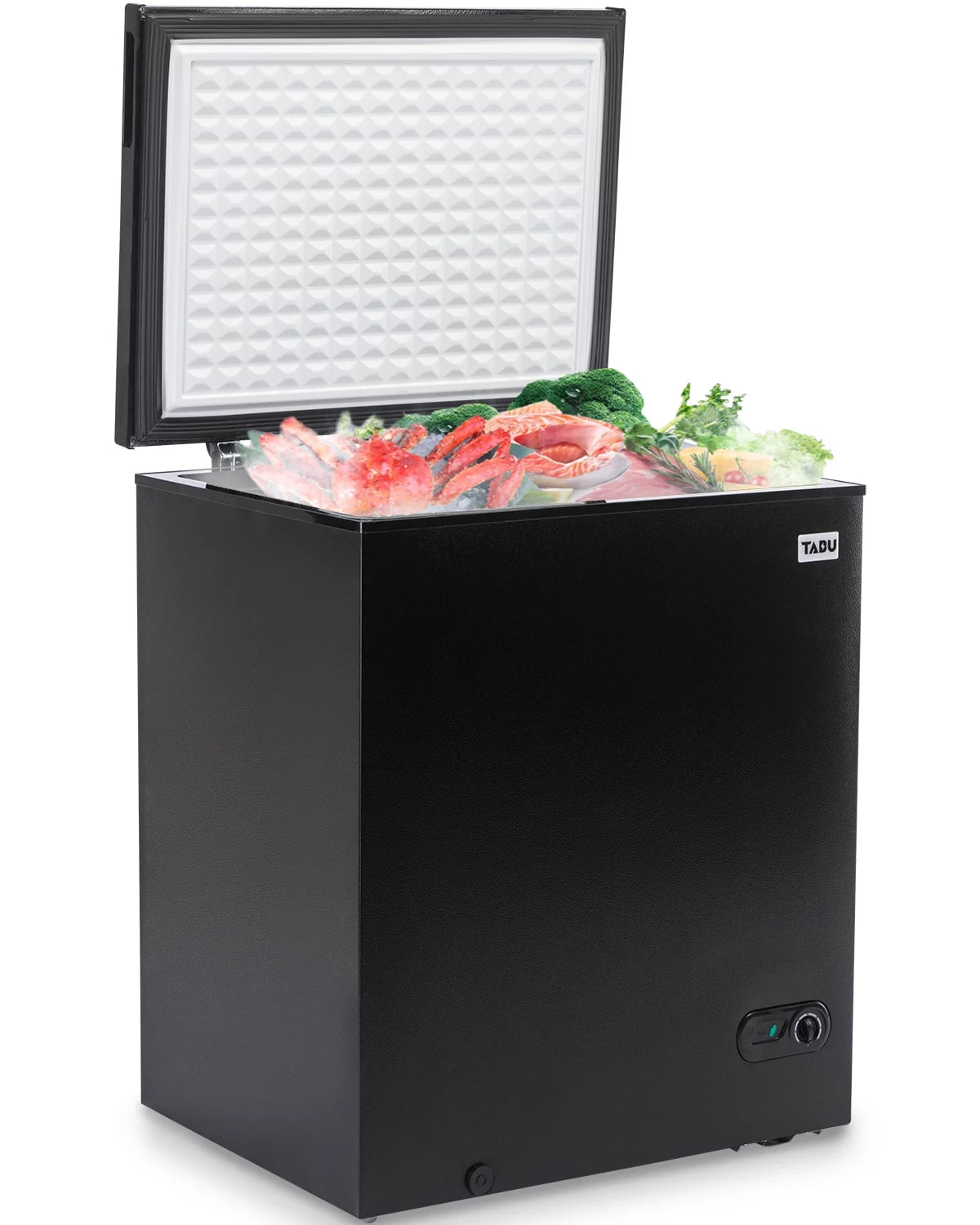 10.0 Cu Ft Black Chest Freezer with Removable Basket T680