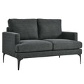 Gray Fabric Loveseat I440