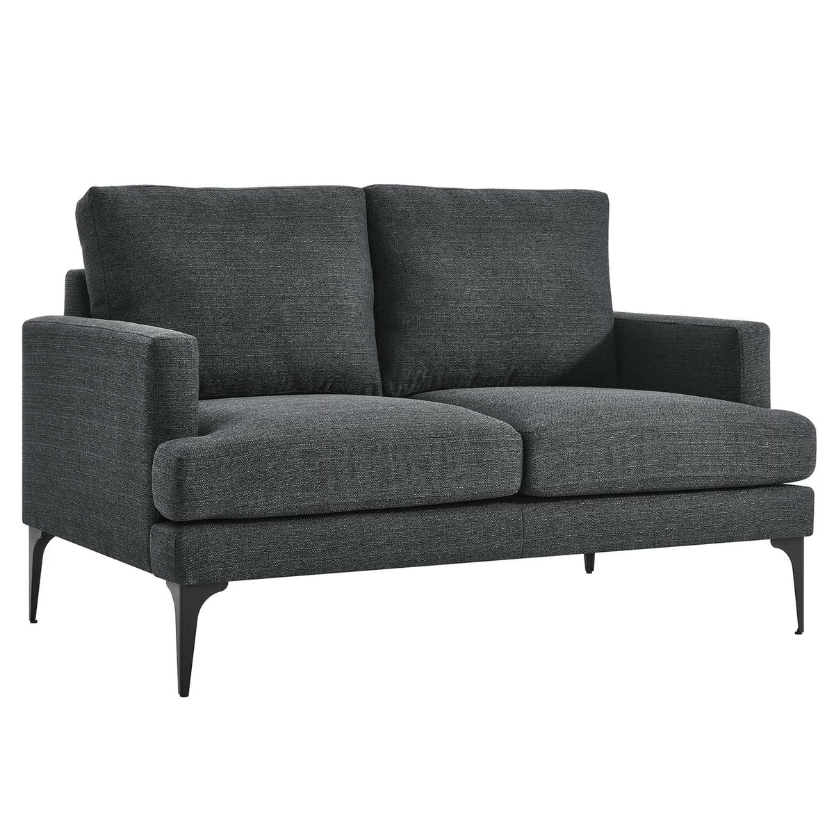 Gray Fabric Loveseat I440