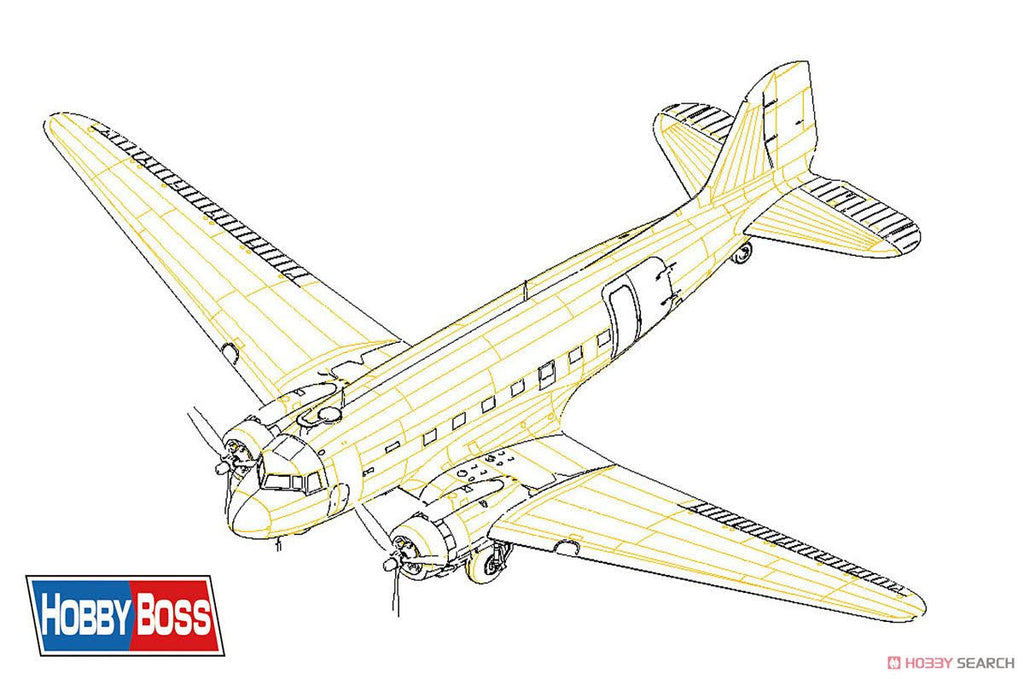 1/72 C-47D Skytrain Scale Model W9025