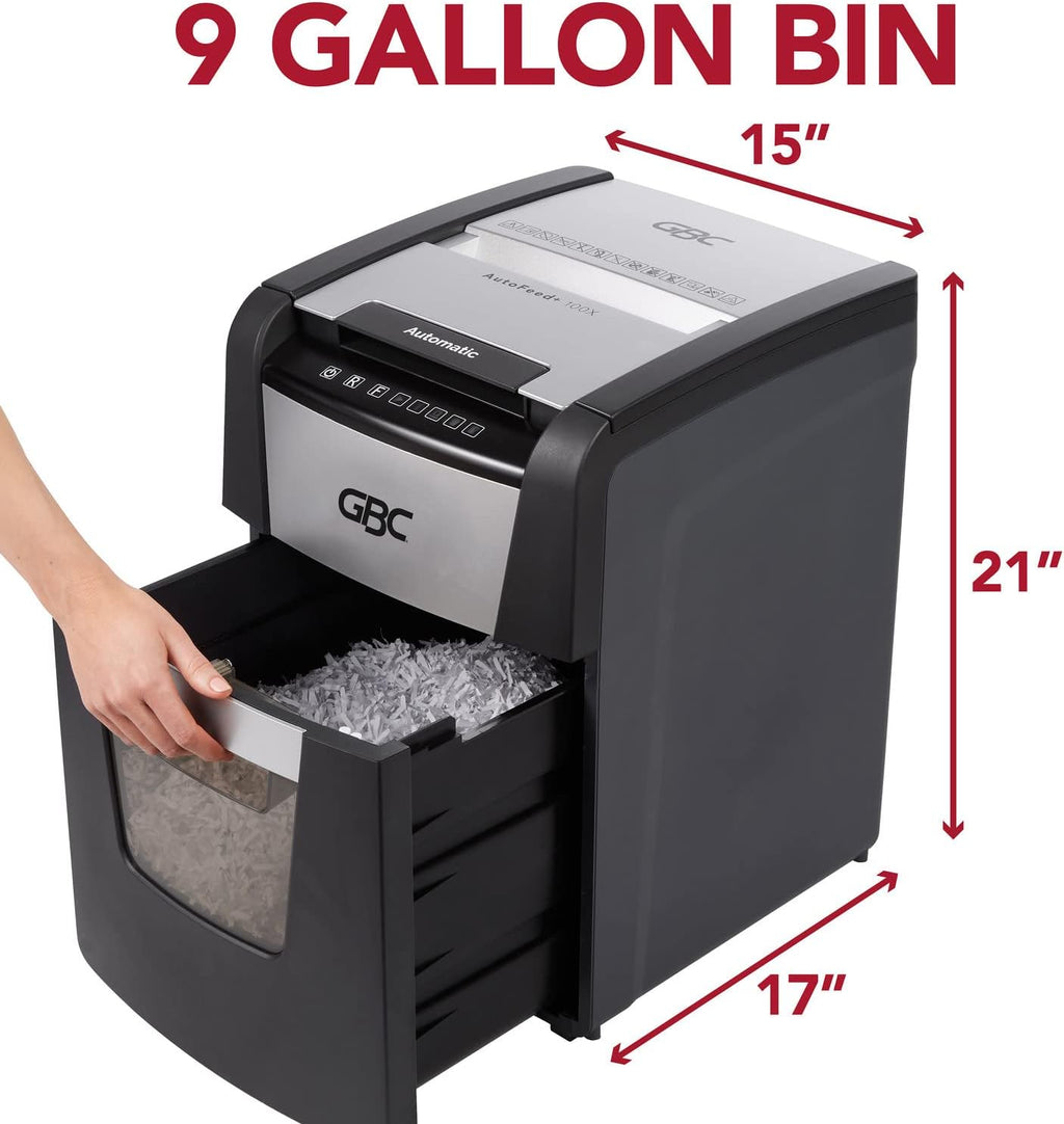 Auto Feed 100 Sheet Micro-Cut Paper Shredder O987171