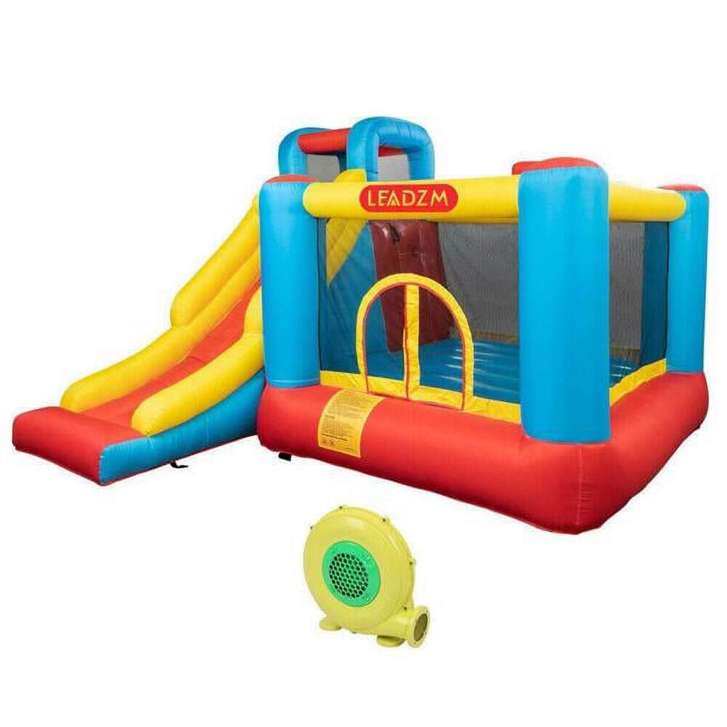 Inflatable Castle Trampoline with Fan O9881