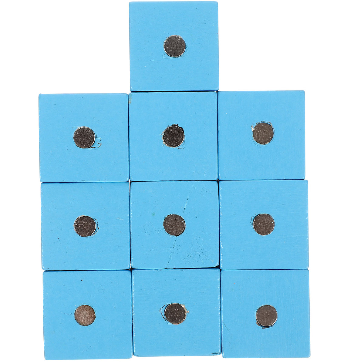 10pcs Wooden Magnetic Building Blocks Toy U116
