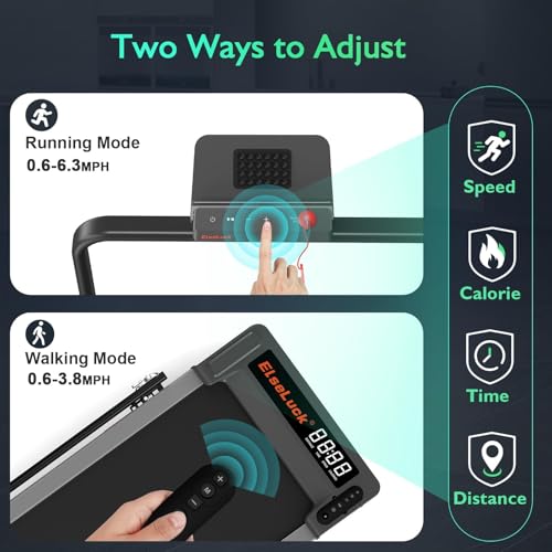Under Desk Treadmill 2 in 1 Portable Walking Treadmill with Remote Control V447