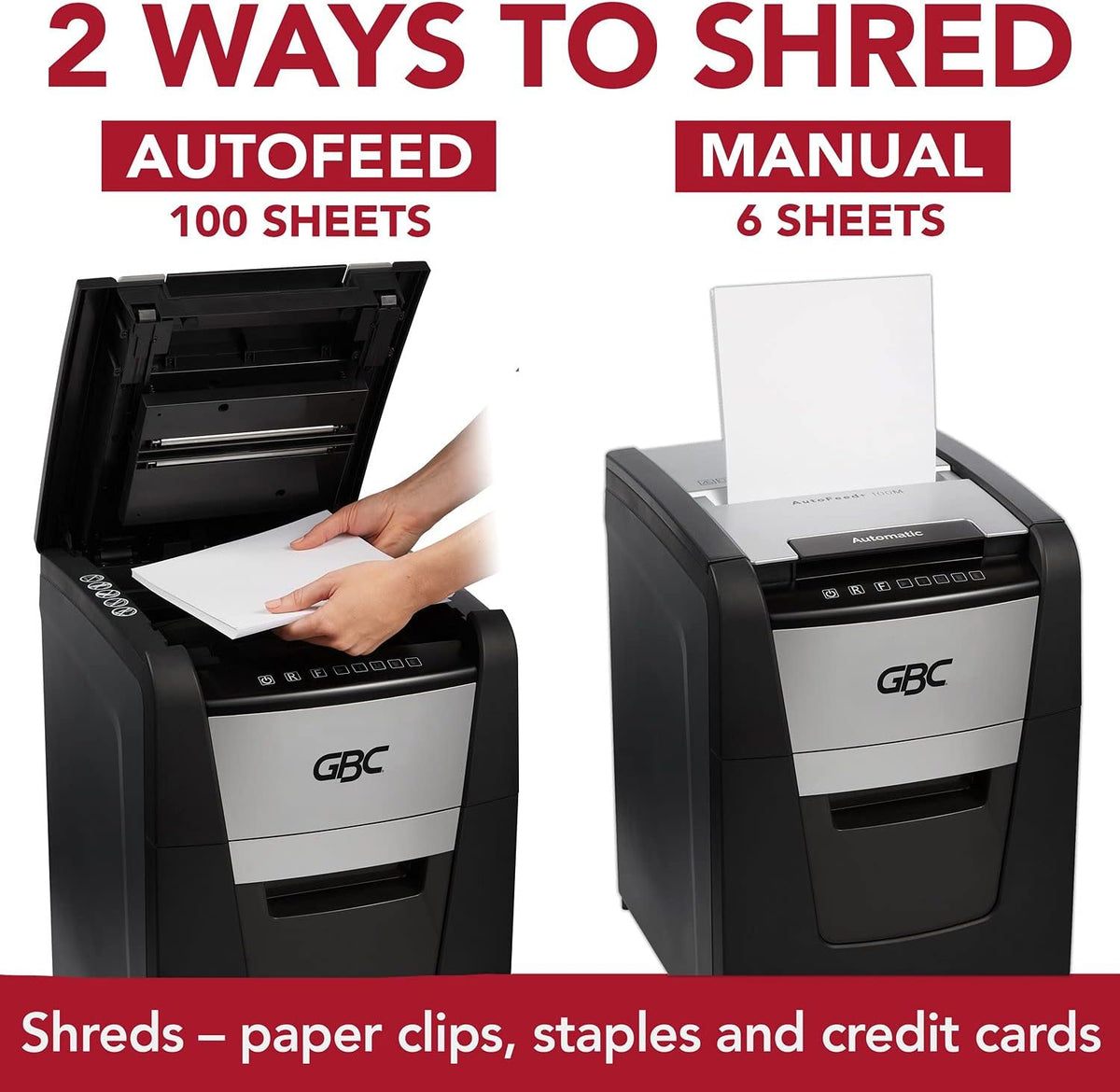 Auto Feed 100 Sheet Micro-Cut Paper Shredder O987171