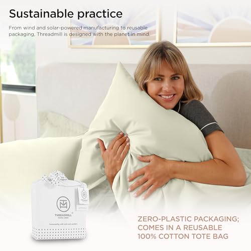 100% American Supima Cotton Queen Sheet Set 4 PC White R998