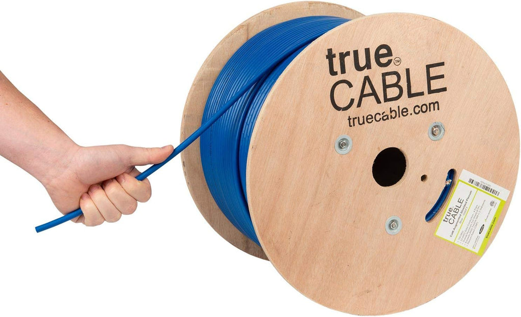 1000ft Purple 23AWG Solid Bare Copper Bulk Ethernet Cable J179663