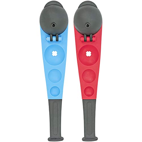 Red & Blue Plastic Snowball Thrower Set 2-Pack Y854