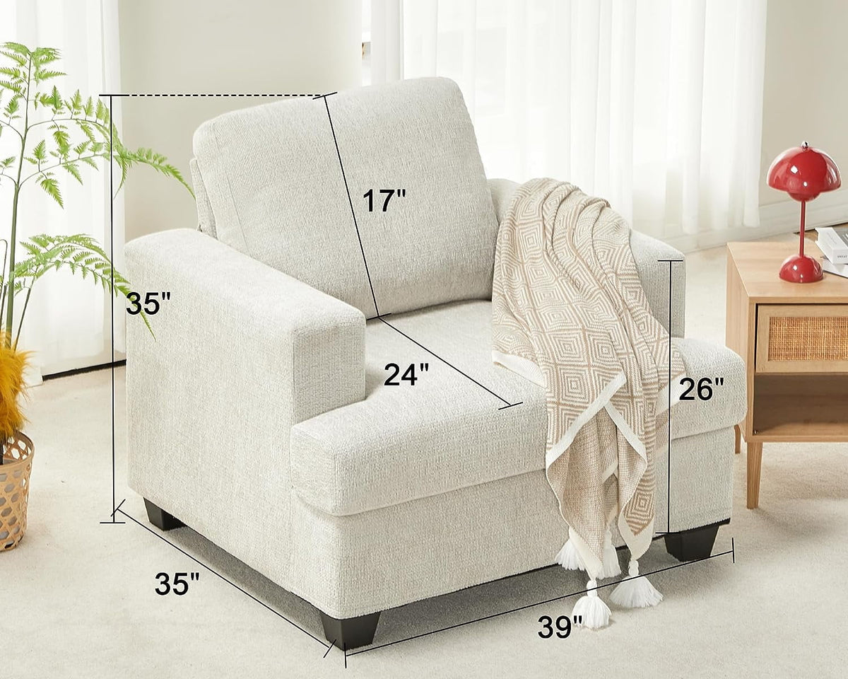 Modern Sofa with Extra Deep Seats Q232