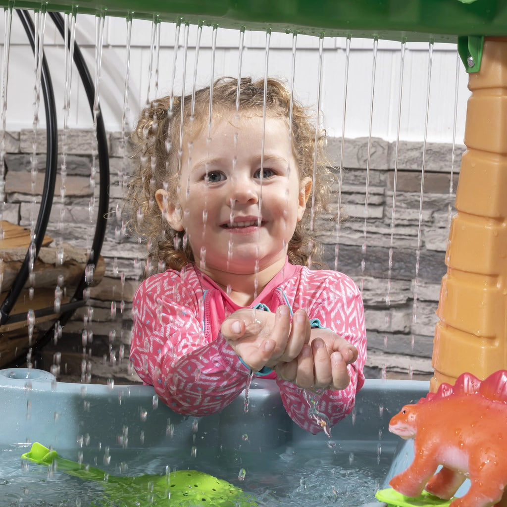 Gray Plastic Water Table with 13-piece Playset H64297