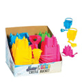Sand Castle Buckets with Shovel or Rake Pack of 36 S750196