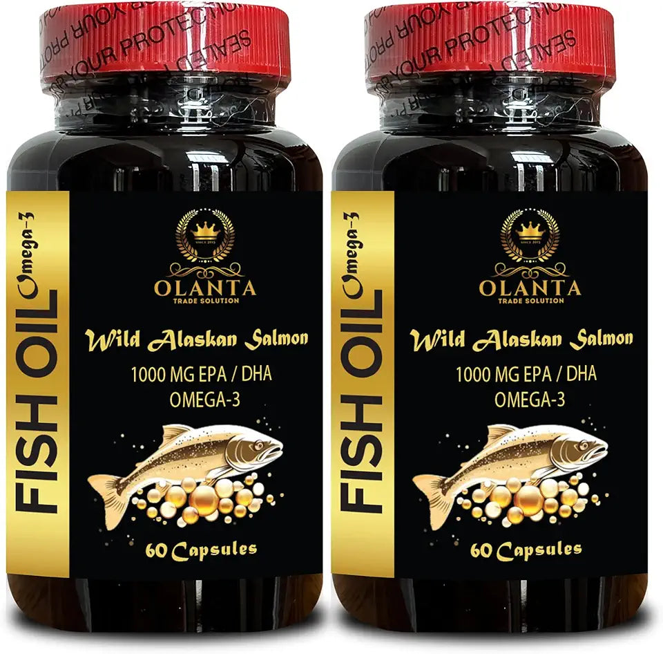 Wild Alaskan Salmon Oil Omega 3 Softgels S41572
