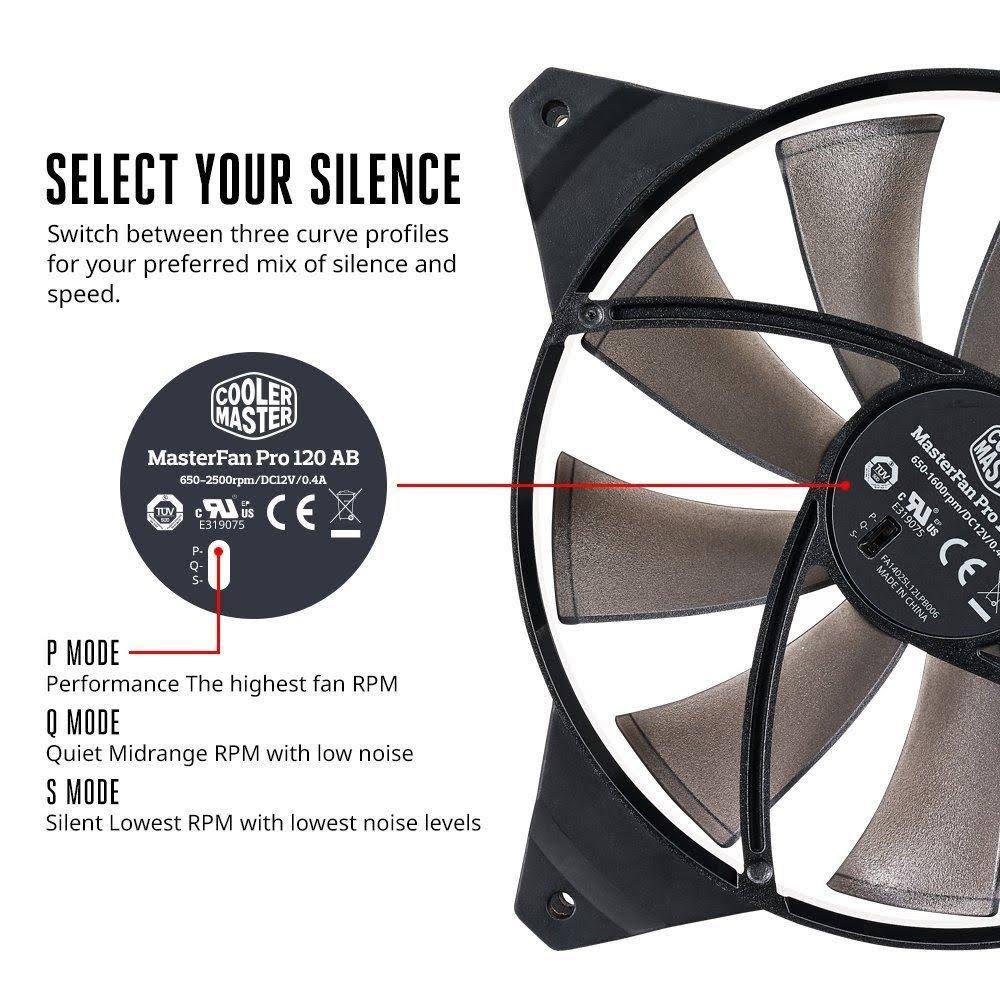 120 Air Pressure RGB Case Fan Pack of 3 I60656