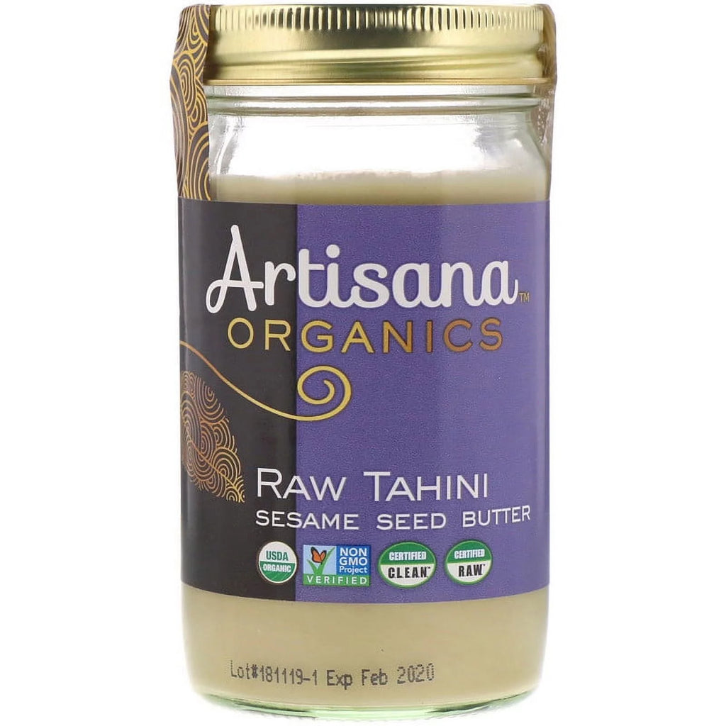 Organic Raw Tahini Sesame Seed Butter, 14 oz Pack of 2 H990