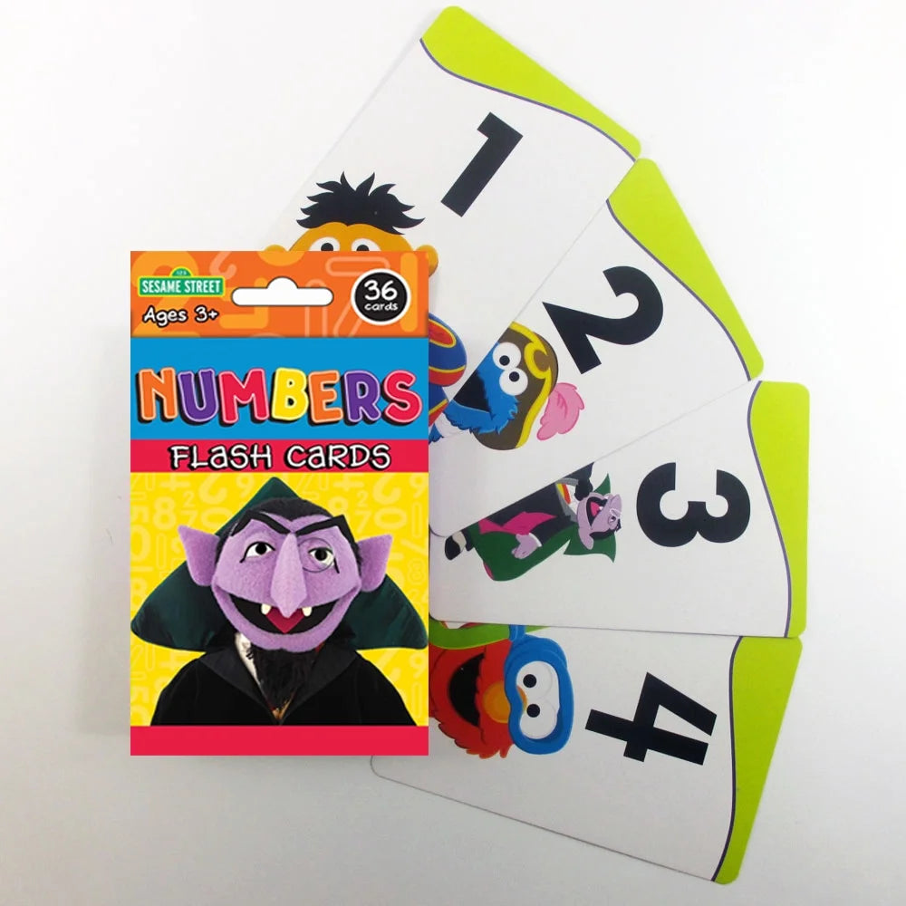 Sesame Street Flash Cards Beginning Words Numbers Colors Shapes Alphabet ABC O614