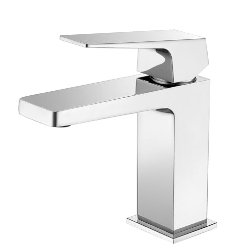 Chrome Tall Single Handle One Hole Vessel Sink Faucet X942558