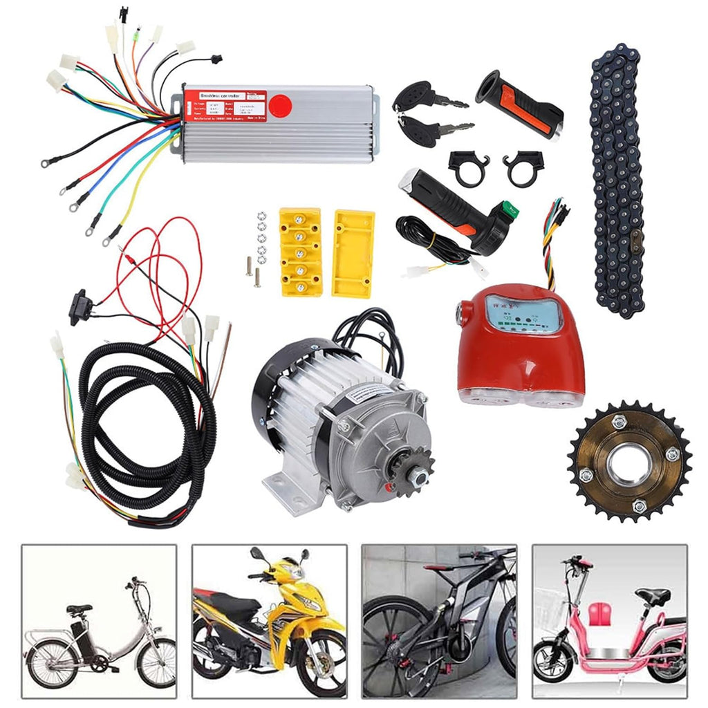 48V 800W DC Brushless Motor Kit Electric Bike Tricycle Scooter Conversion Kit U71638