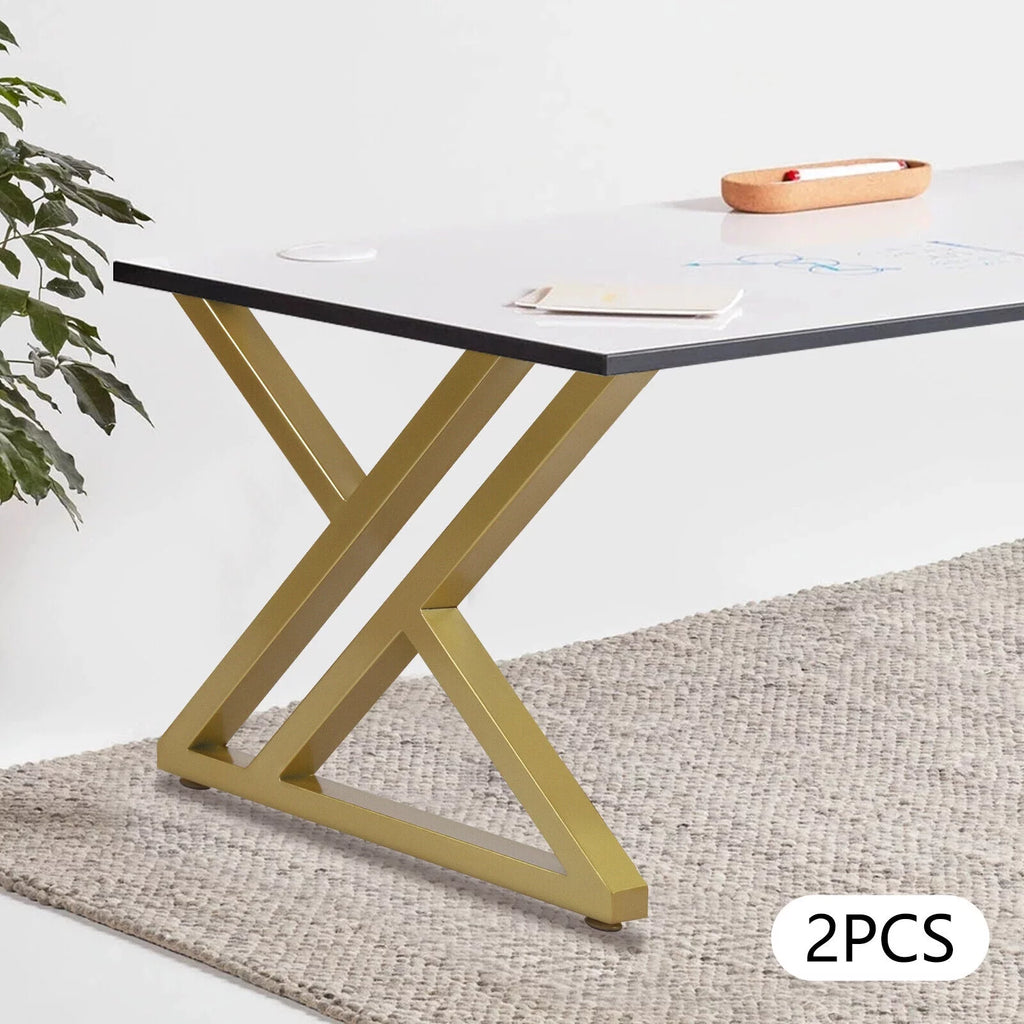 16" Metal Table Legs Gold Steel X58826
