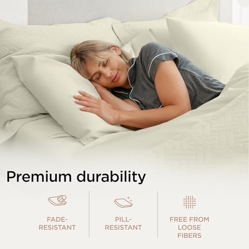 100% American Supima Cotton Queen Sheet Set 4 PC White R998