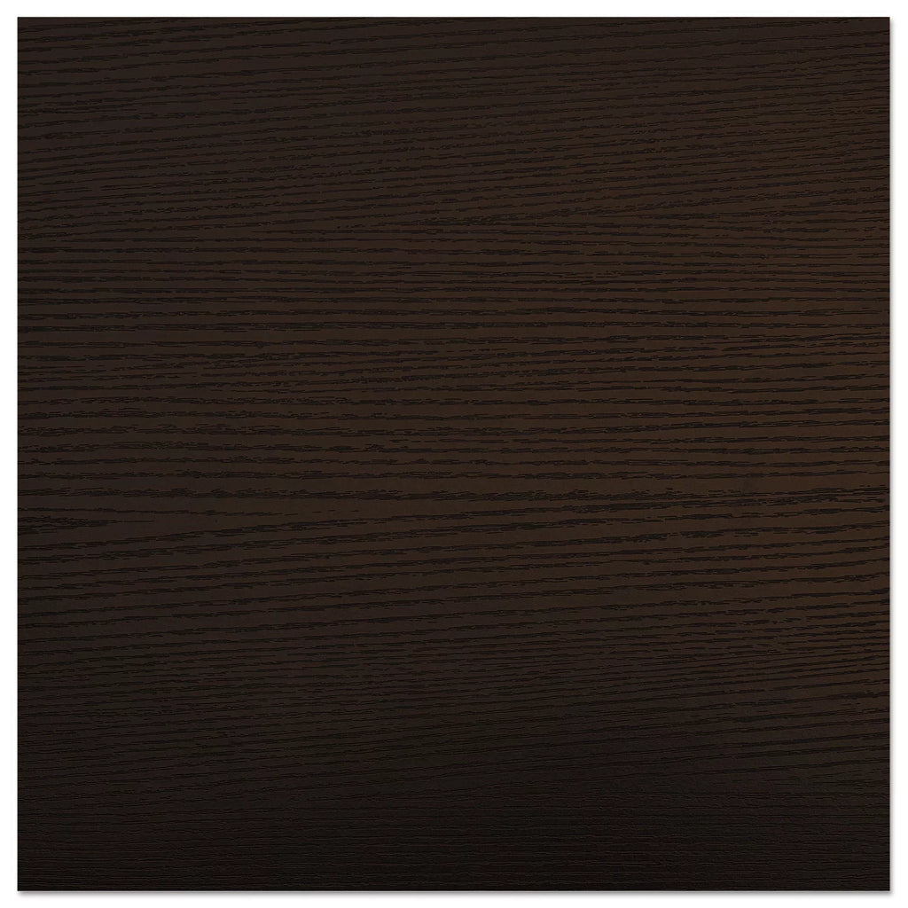 Espresso Reception Desk with Counter W6419