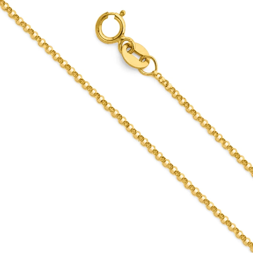 14K Yellow Gold Cherub Initial Pendant Necklace with 16" Chain A11311