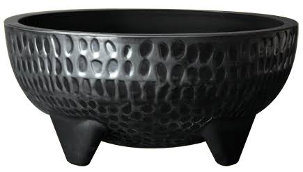 Black 2 qt. Molcajete Bowl B751