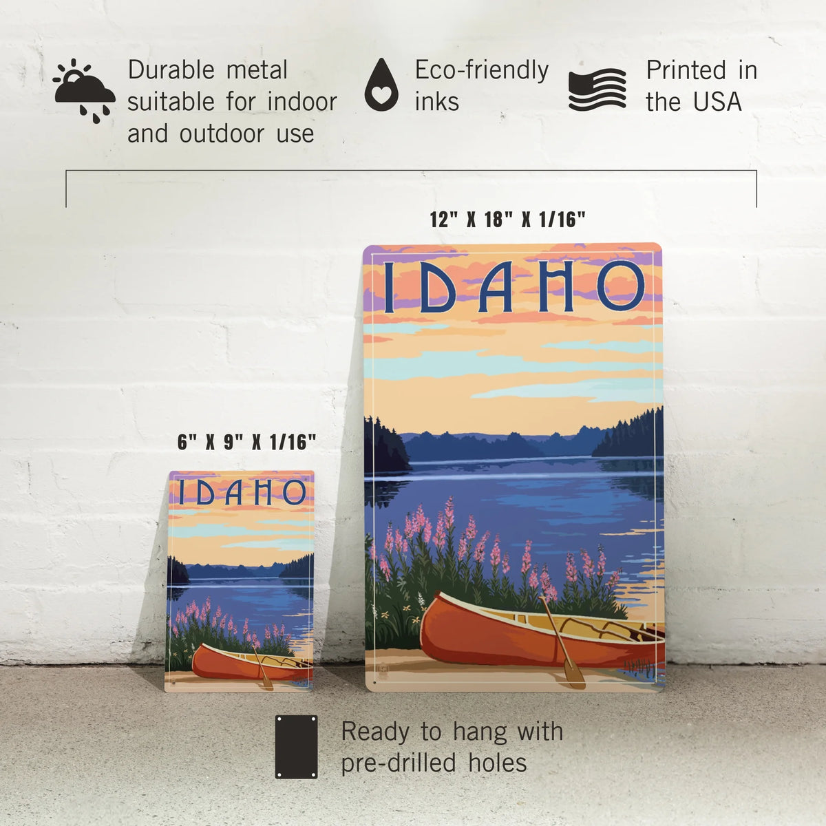12x18 Aluminum Metal Sign Decor A593
