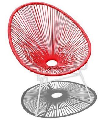 White Lightning Outdoor Lounge Chair H849942
