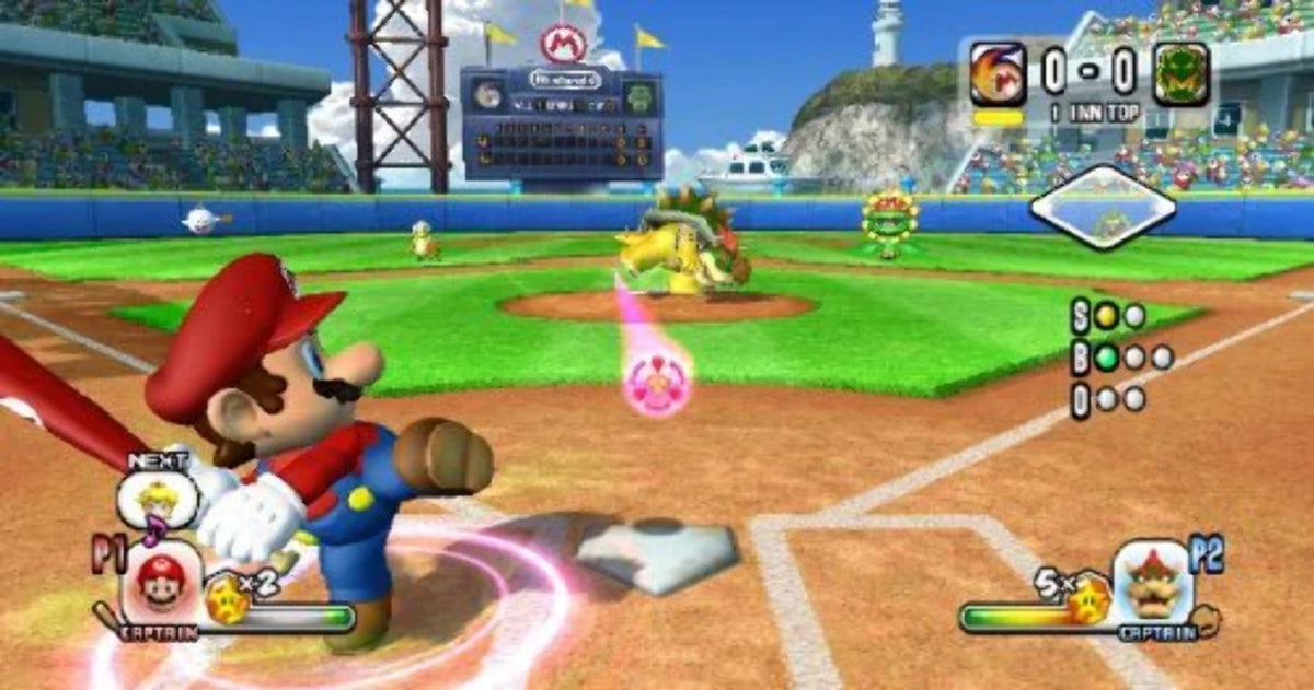 Mario Super Sluggers Nintendo Wii K8486
