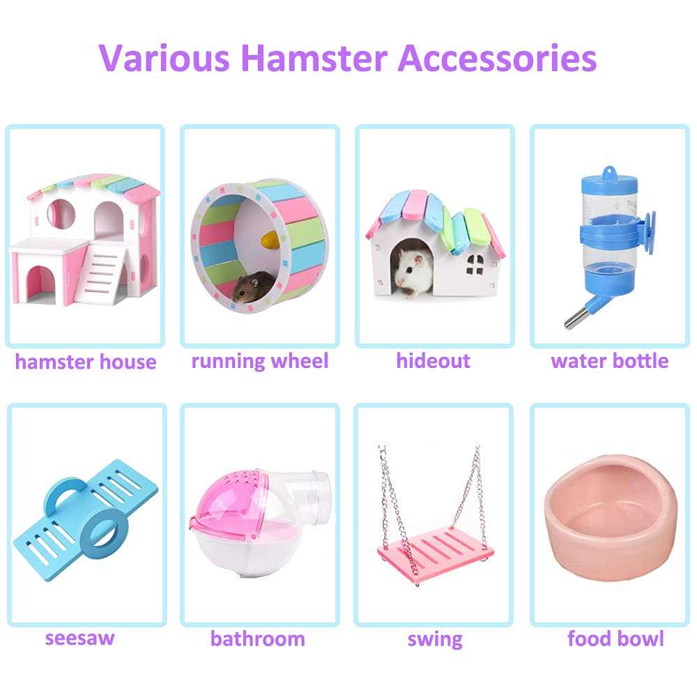 Large Hamster Cage with Tubes Tunnels B64173