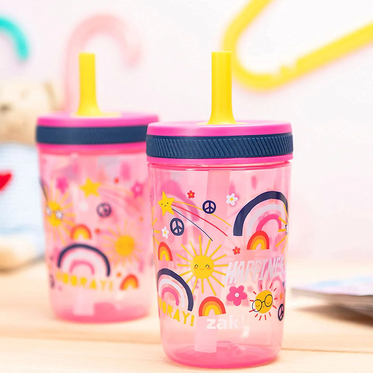 15 oz Tumbler Set with Straw and Screw-On Lid E6858