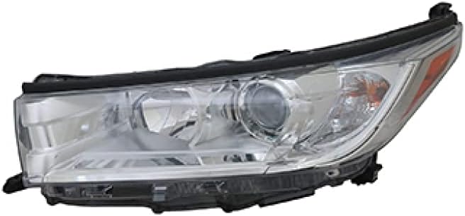 Driver Side Headlight Replacement for Toyota Highlander 2017 2018 2019 LE XLE Model B3952