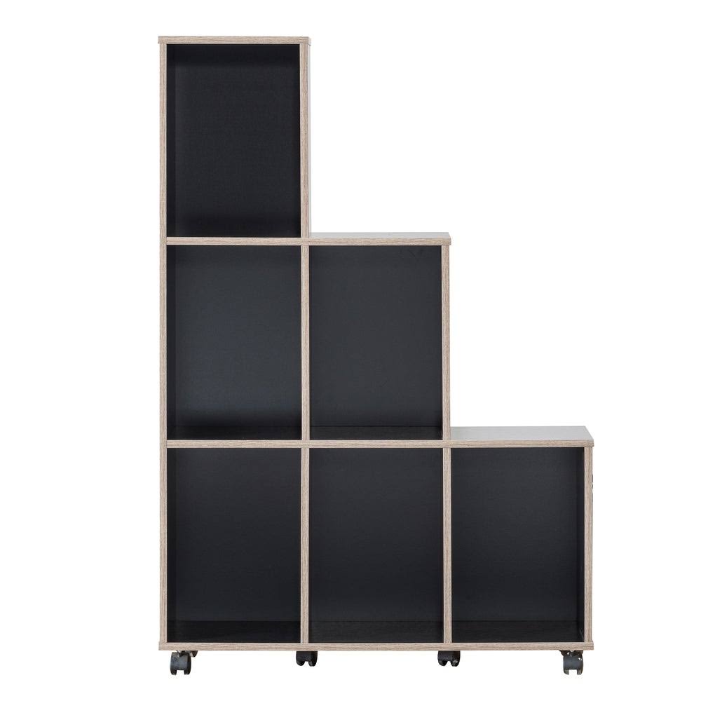 White 6-Shelf Display Cabinet P1585