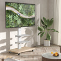 Black Rolling TV Stand with 3 Shelves F465007