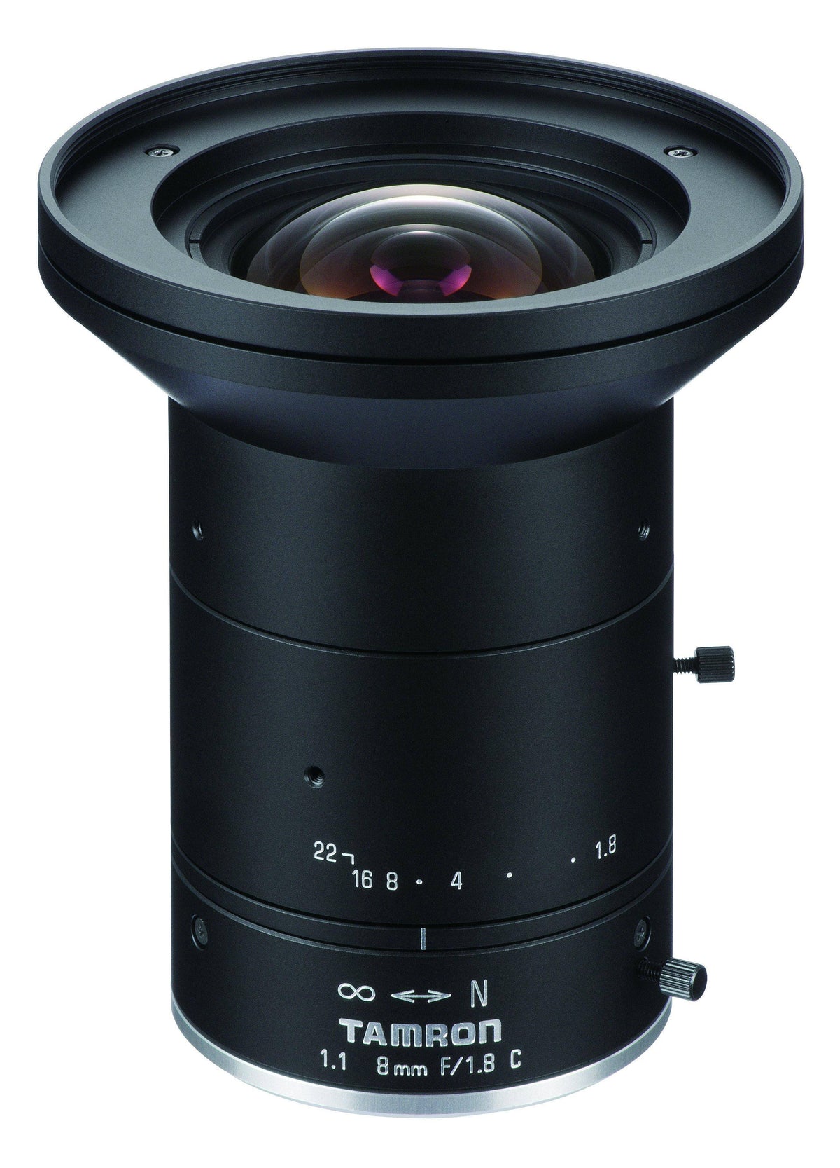 8mm Fixed Focal Lens with f/1.8 Aperture C-Mount I92622