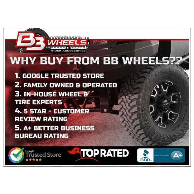 Black/Chrome 22x10 Wheel Rim P606680