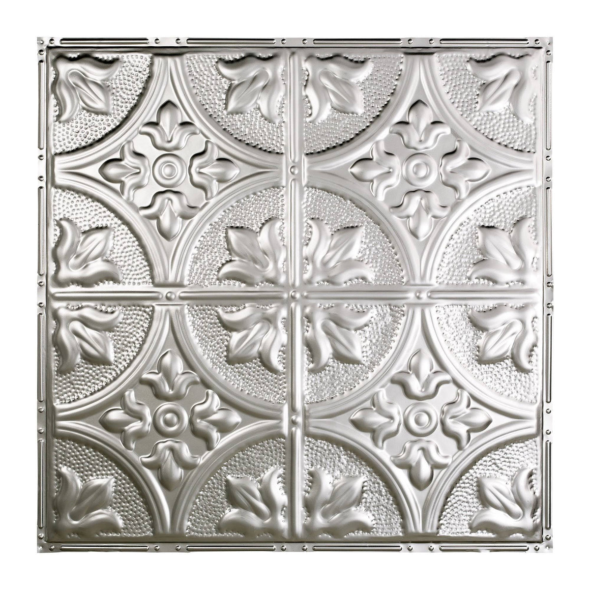 25" x 25" Tin Nail Down Ceiling Tile (20 Clear Tiles) L4717