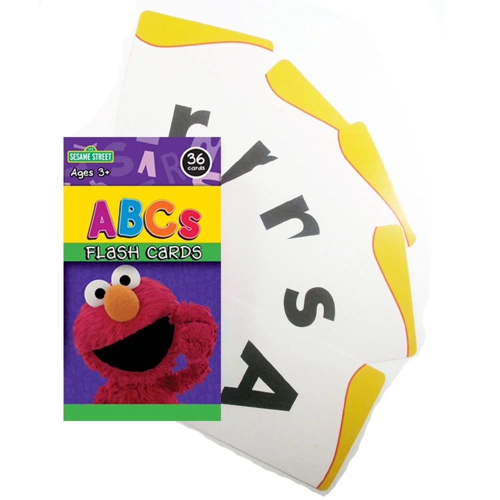 Sesame Street Flash Cards Beginning Words Numbers Colors Shapes Alphabet ABC O614