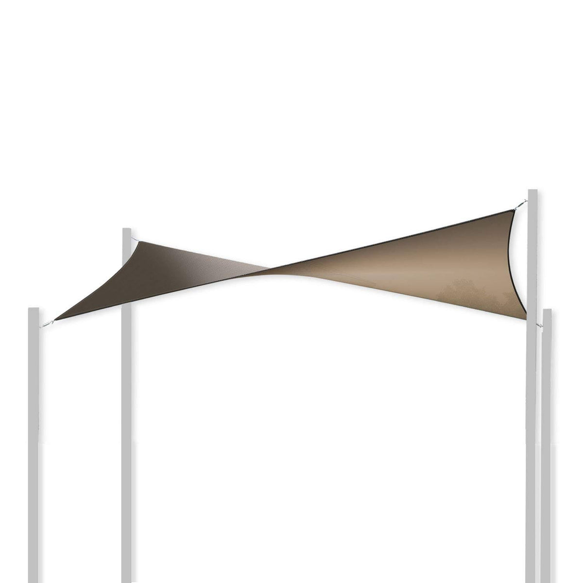12 x 8 ft. Rectangle Shade Sail Kit T4662
