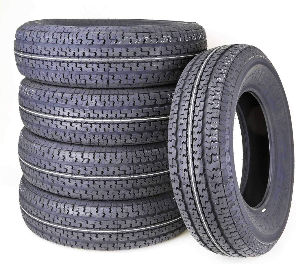 5 Trailer Tires ST175/80R13 6PR Load Range C with Scuff Guard O127