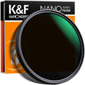 67mm Variable ND Filter ND32-ND512 (5-9 Stops) HD Neutral Density Lens Filter with 28 Multi-Layer Coatings, Pack of 2 G21720