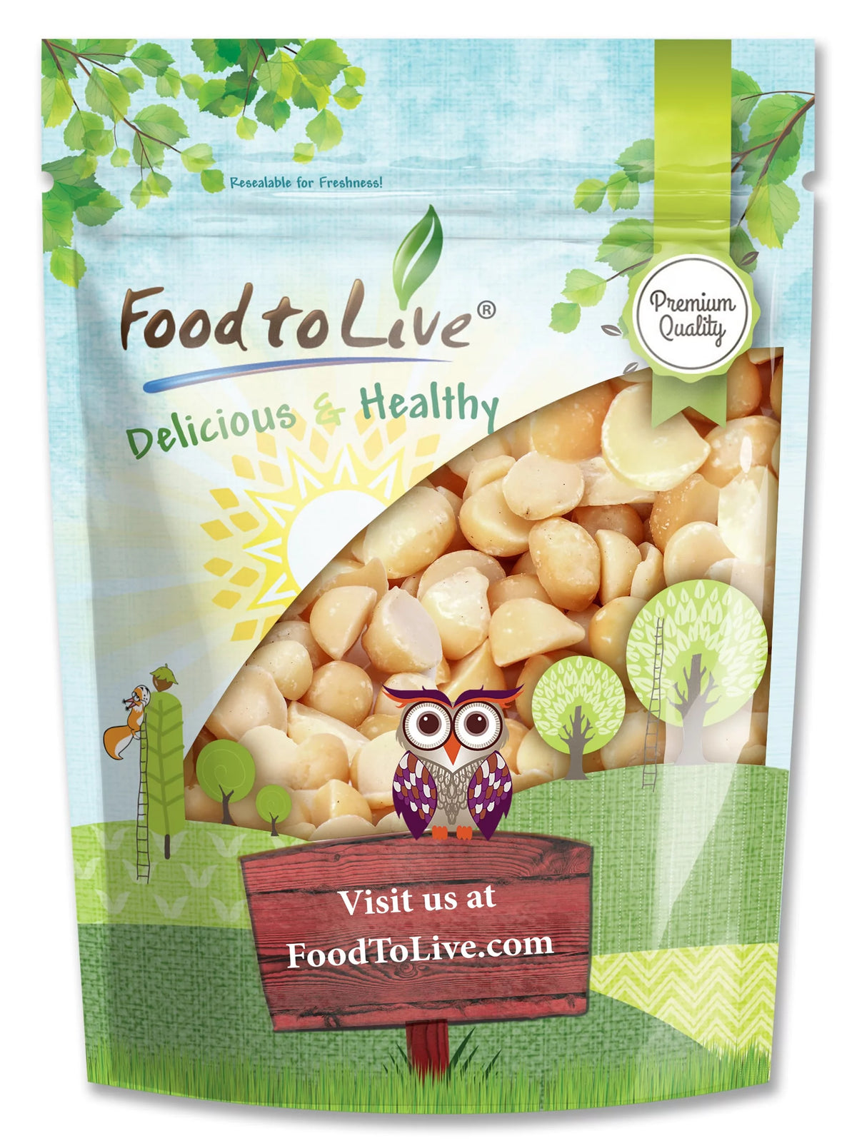 Macadamia Nut Pieces, 2 Pounds V685852